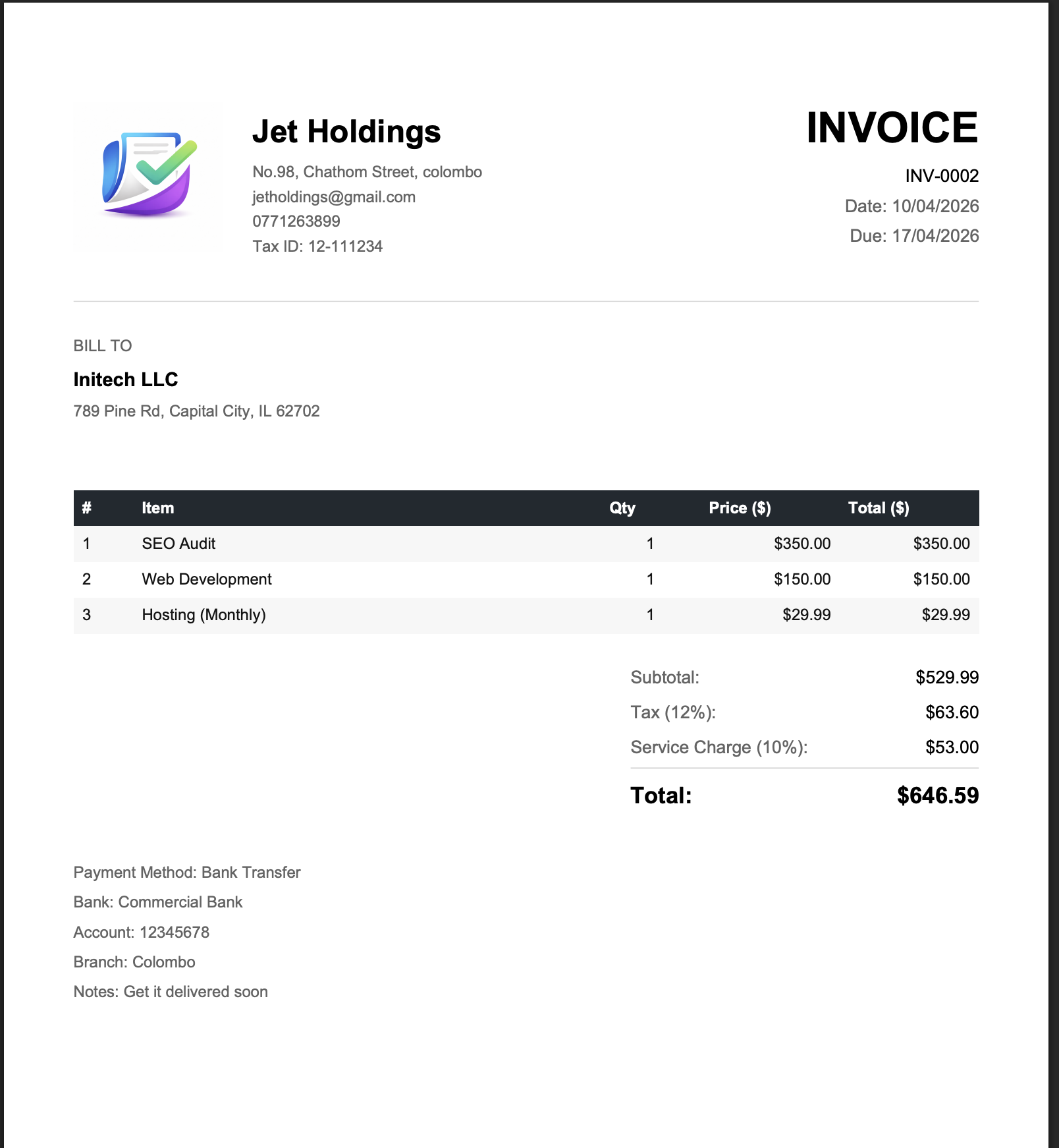 Invoicegeny gallery image