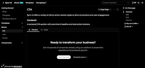 Sync UI Blocks gallery image