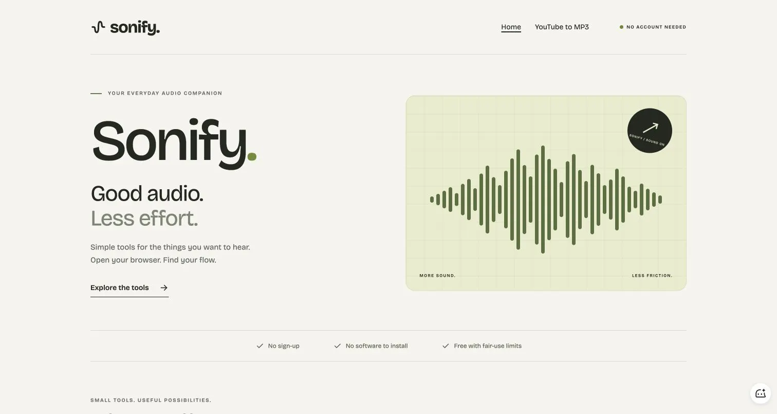 Sonify gallery image
