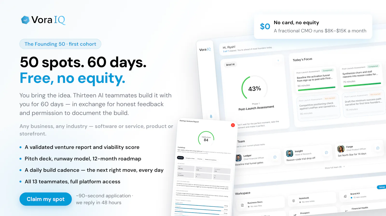 Vora IQ - StartupOS for Founders screenshot 4