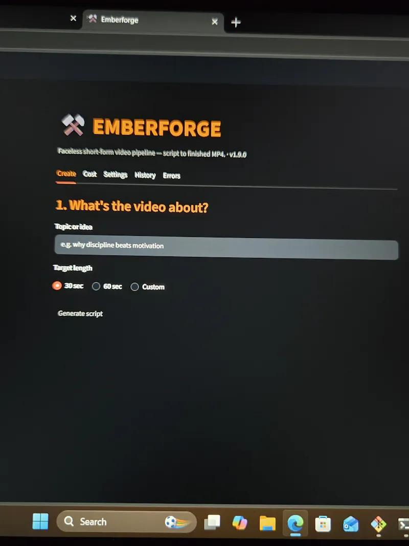 Emberforge — Own the Forge,Dont rent it  screenshot 1