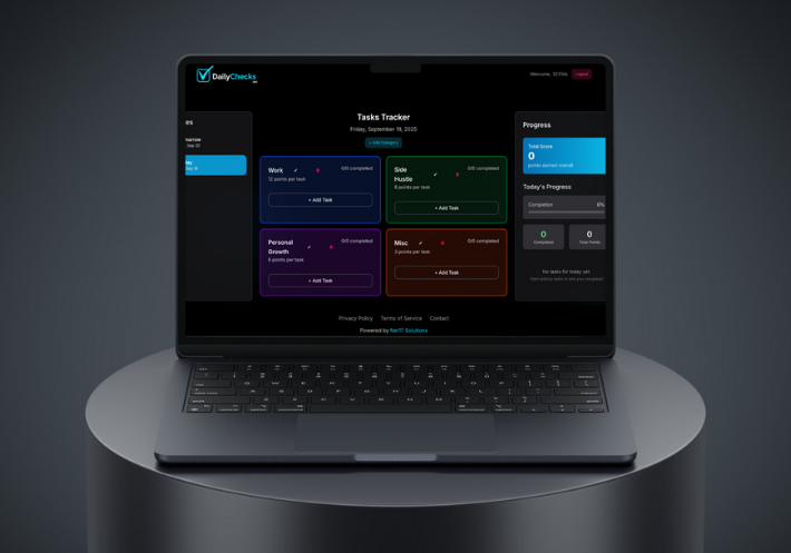 Média DailyChecks - Daily Obit Tracker - Simple et simple |Suivi des objectifs quotidiens légers 2