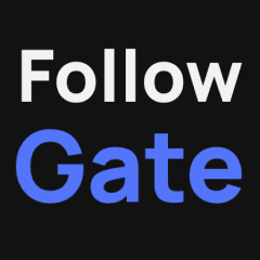FollowGate - Product Hunt launch logo and brand identity