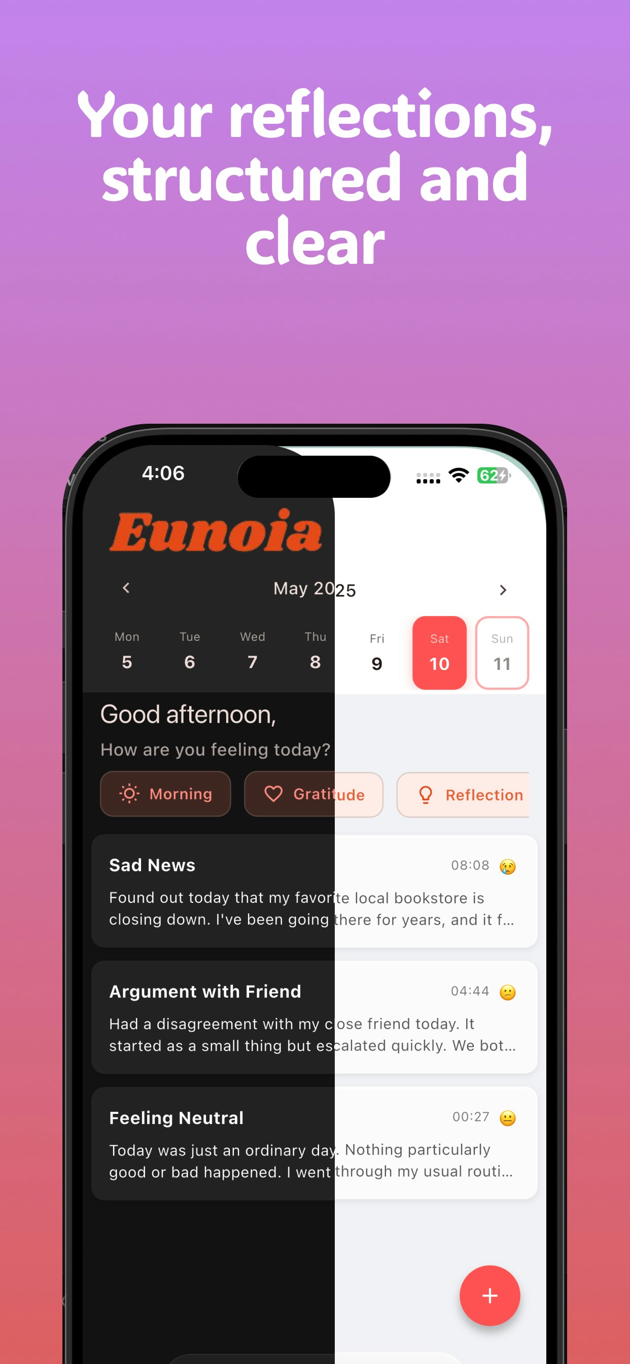 Mídia 1 de Jornal de Automínio: Eunoia - Seu espaço pessoal para sentir, refletir e crescer