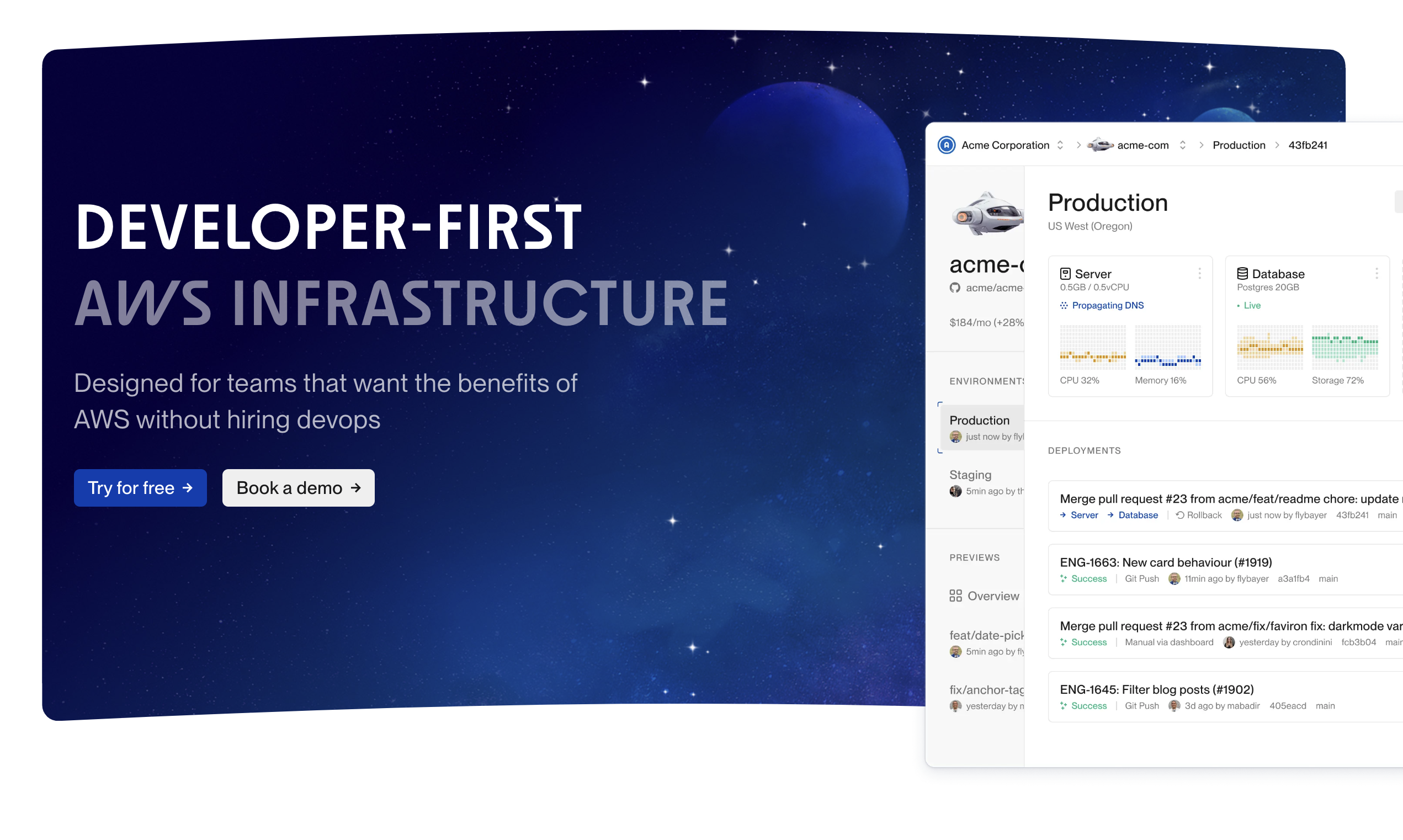 startuptile Flightcontrol-Developer-first AWS infrastructure