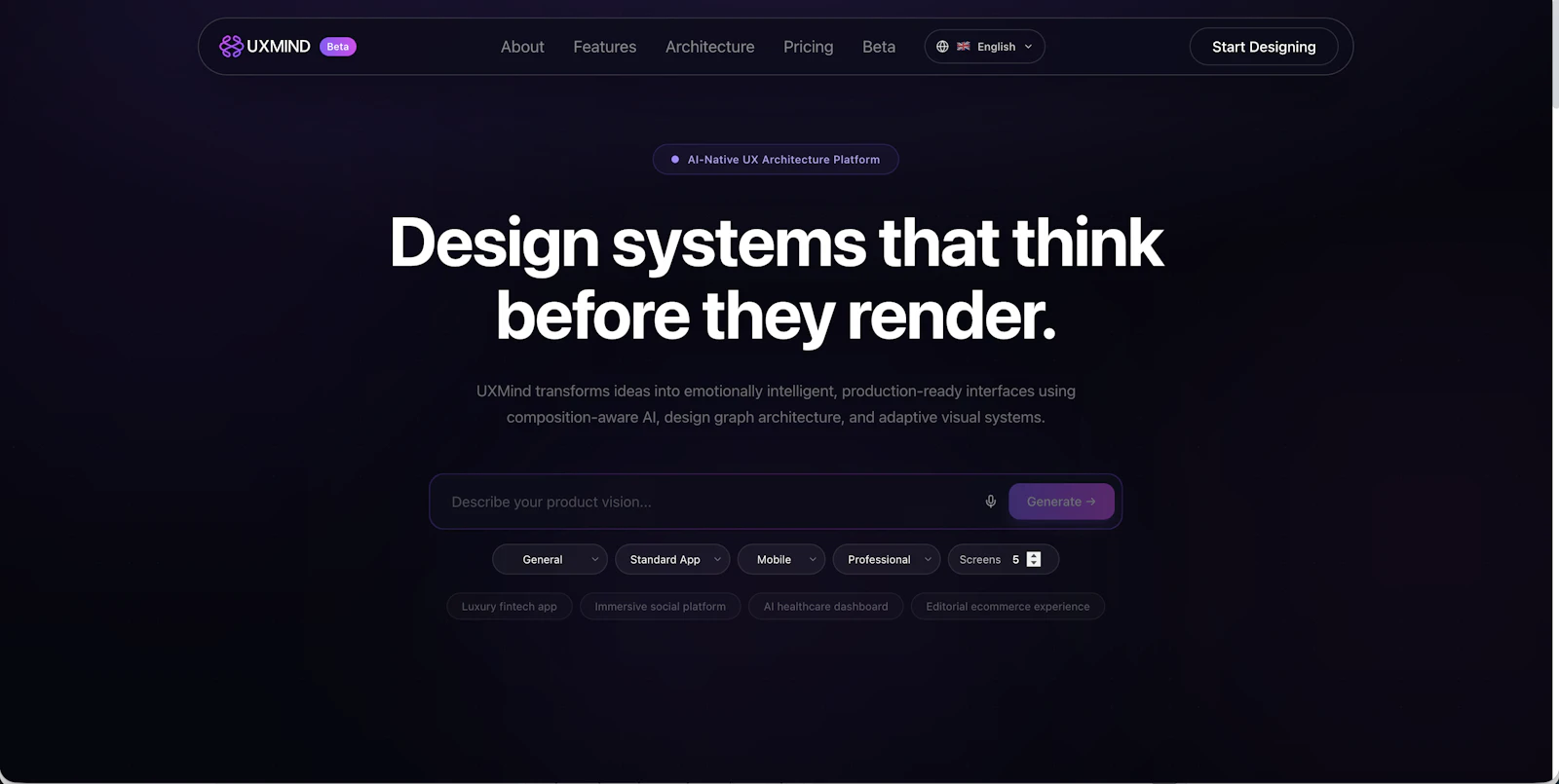 UxMind AI screenshot 1