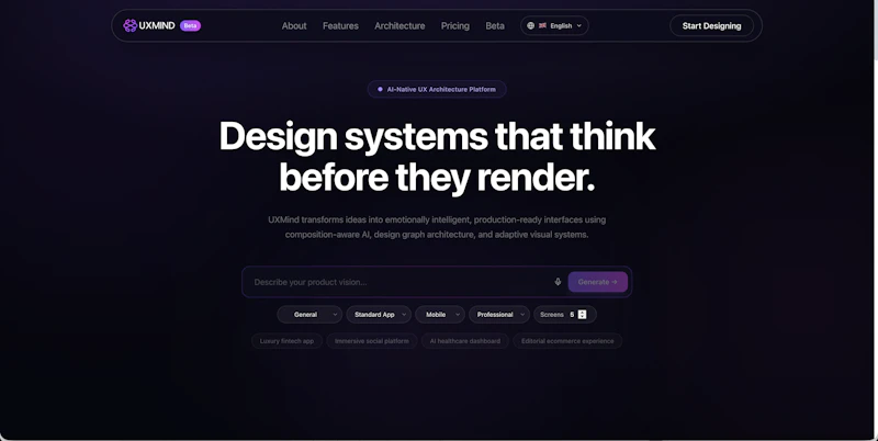 UxMind AI screenshot 1