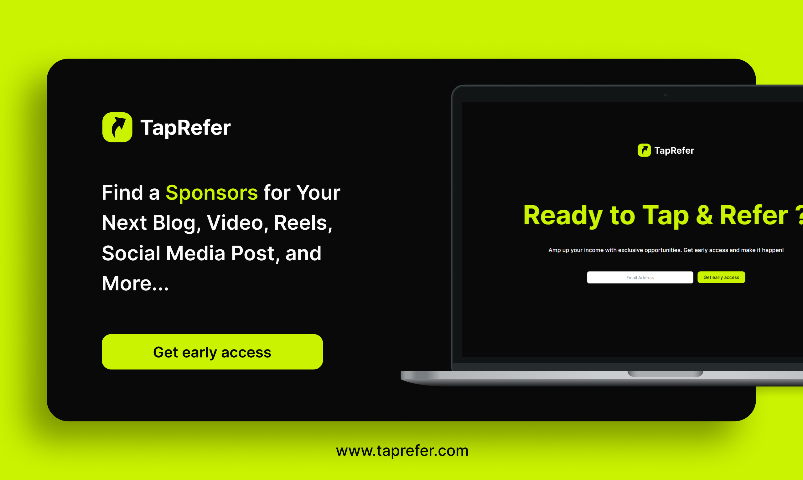 TapRefer.com - 창립자 또는 제휴사로서 수익을 늘리십시오 미디어 1