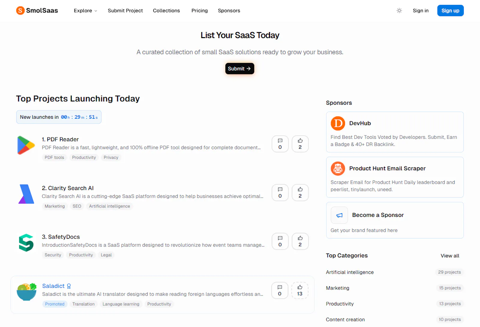 SmolSaas screenshot 1