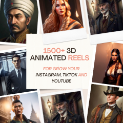 3D Animated Motivational Ai Reels Bundle