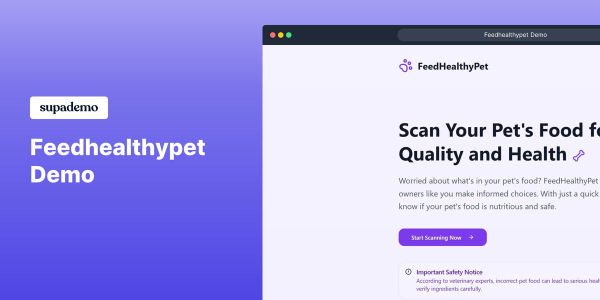 FeedHealthypet：分析寵物食品 - 迅速掃描寵物食品以找到最佳的寵物選擇 media 5