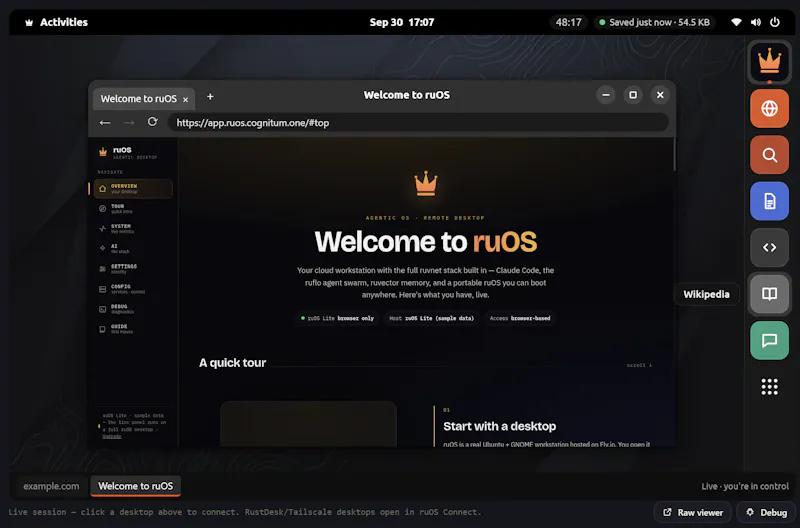 ruOS screenshot 3