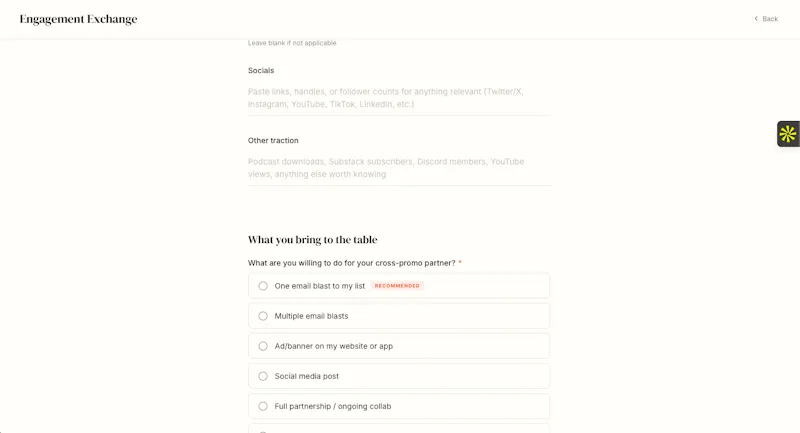 Engagement Exchange screenshot 3