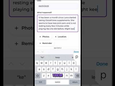 Treet — Your pet profile & diary gallery image
