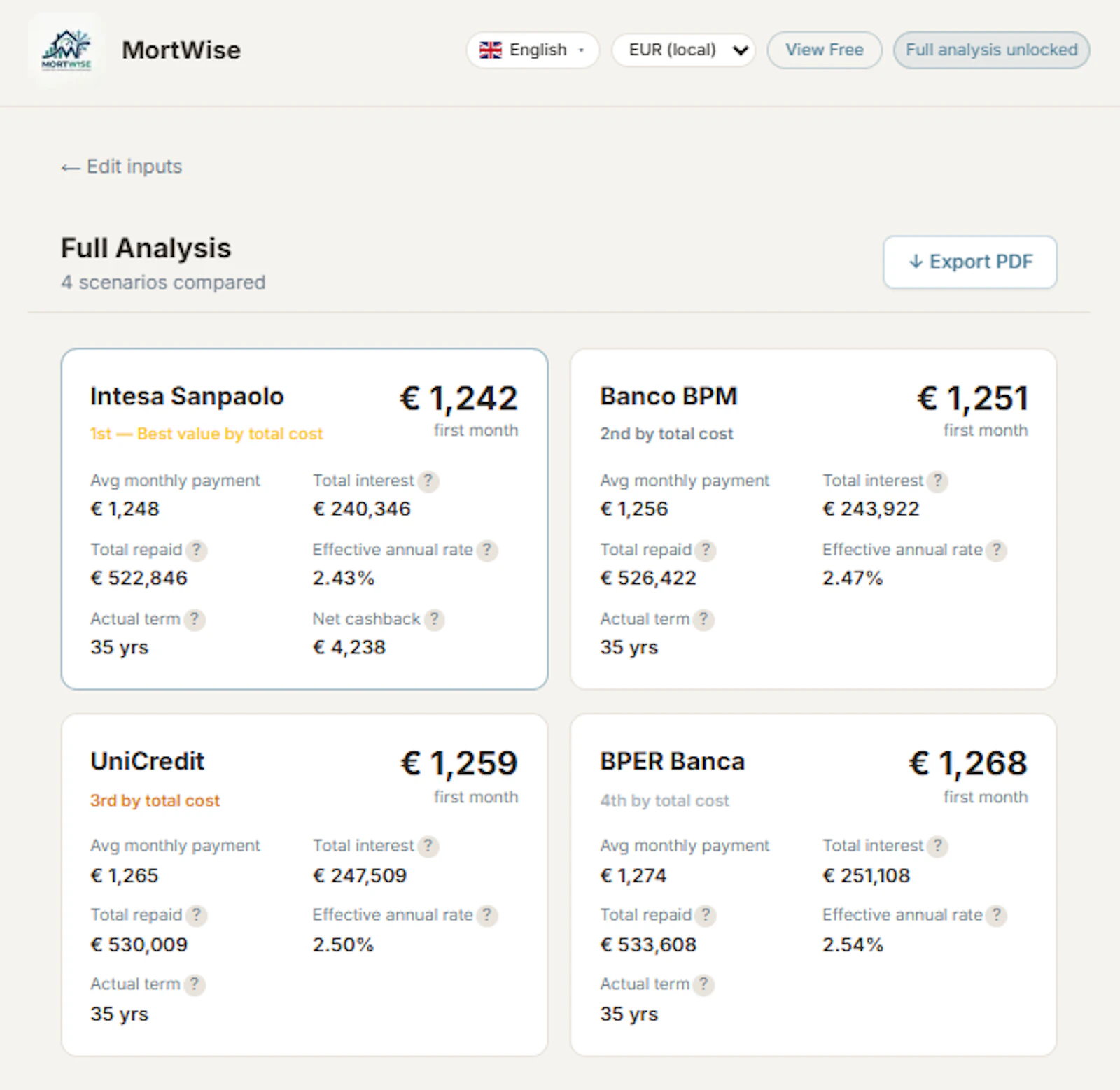 MortWise screenshot 6