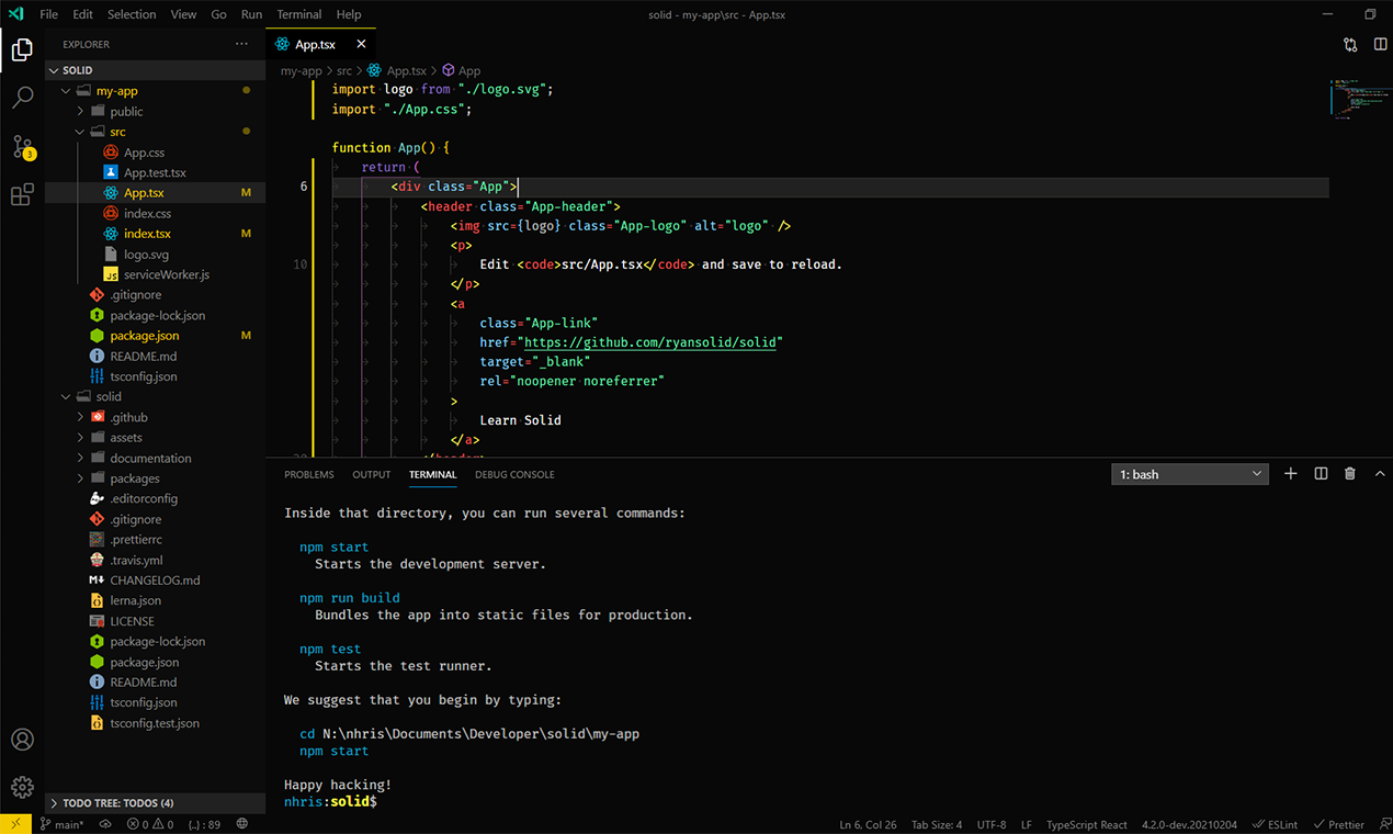 Deepdark Material Theme gallery image