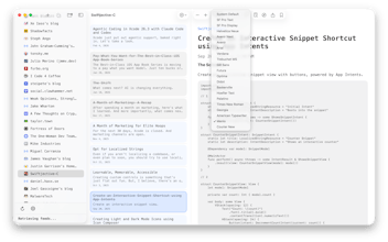 Ember Feed Alternative RSS Reader gallery image