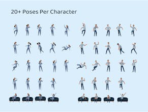3D Characters Pose Library gallery image