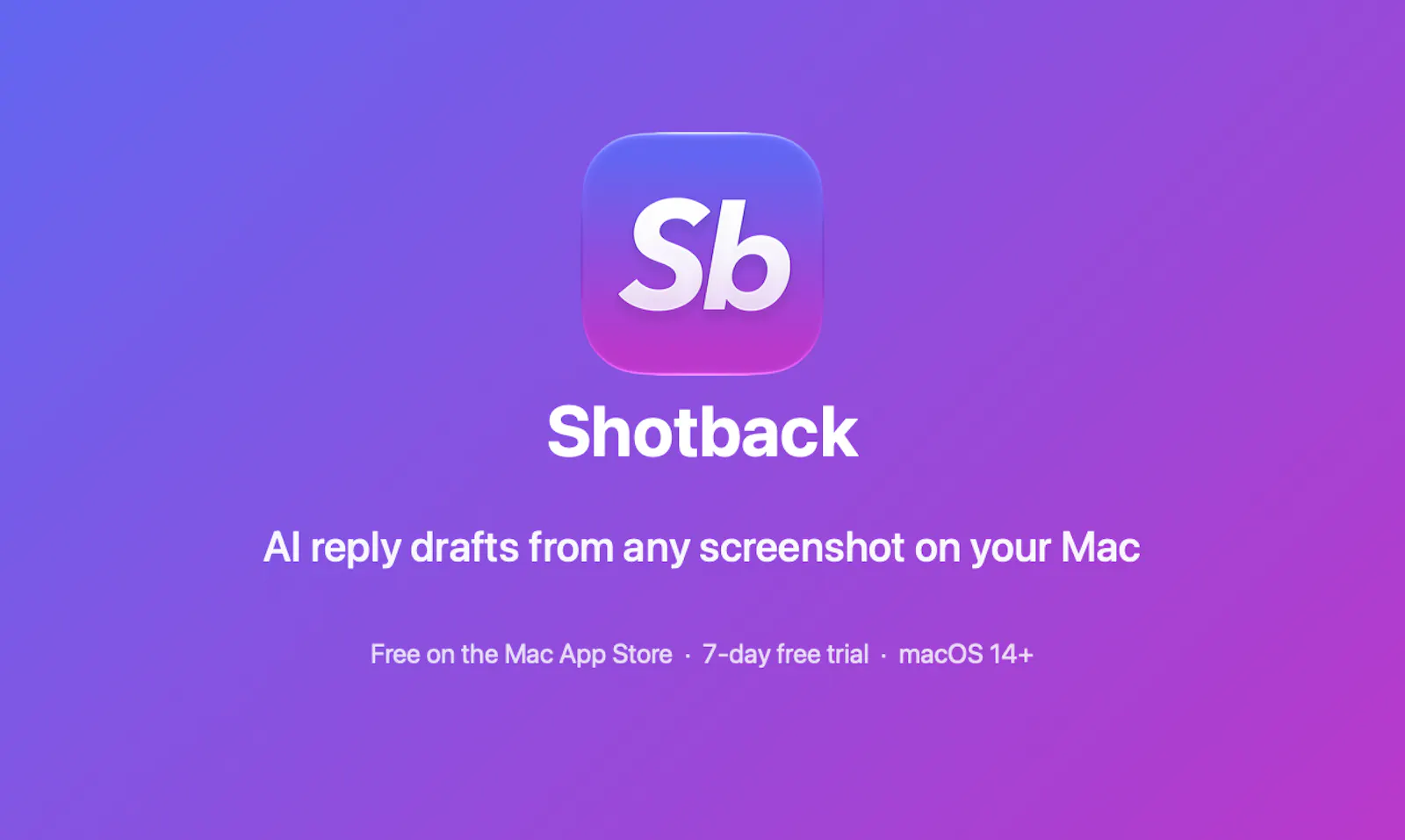 Shotback screenshot 1