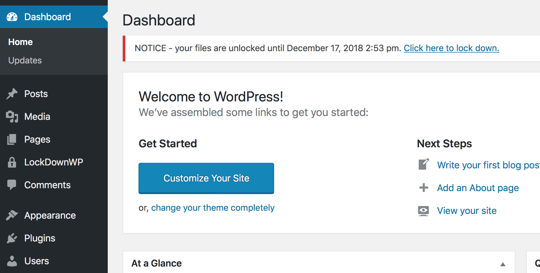 LockDown WP gallery image