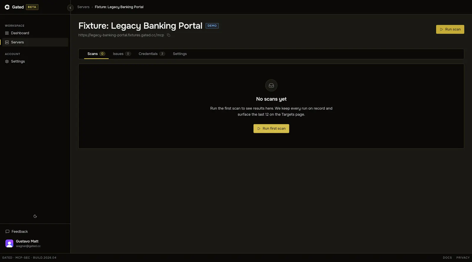 Gated screenshot 1