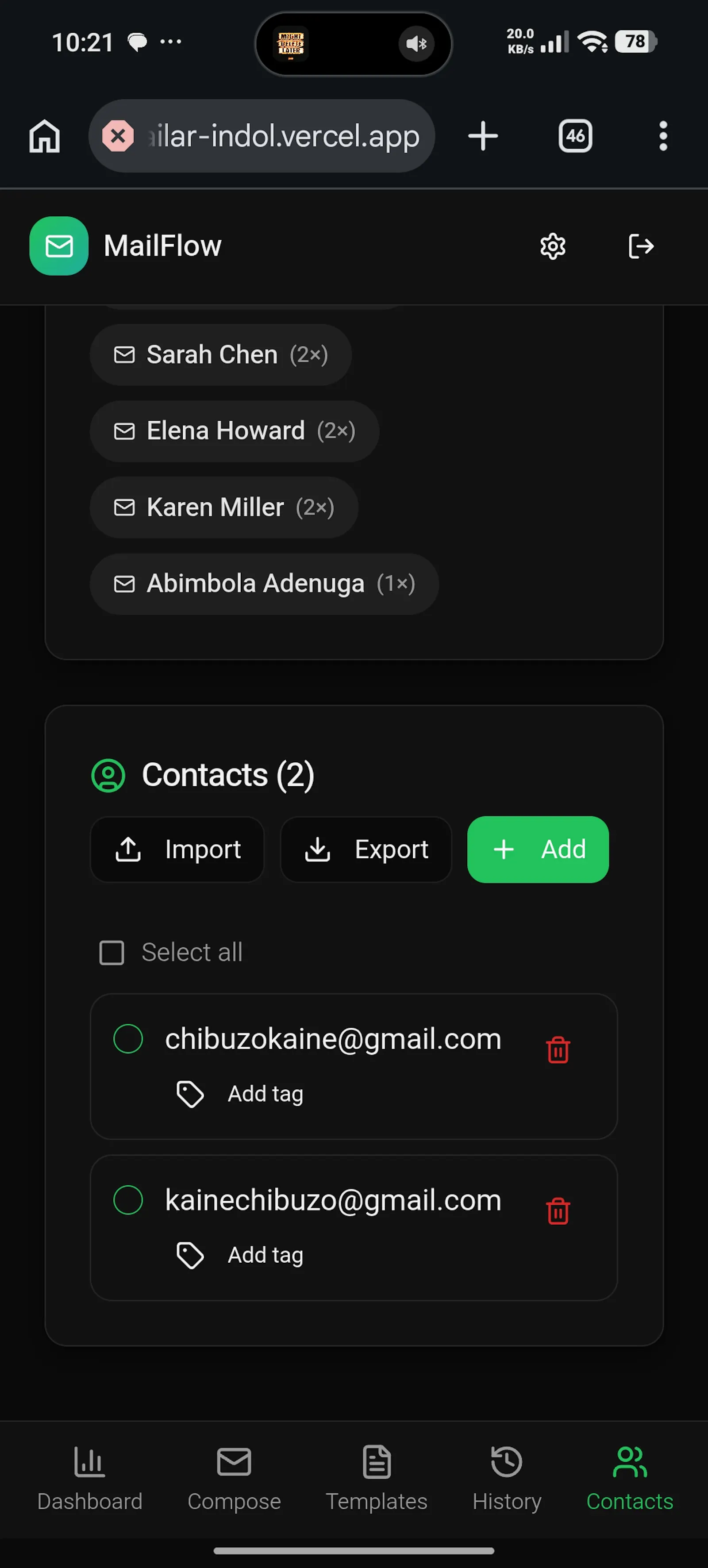 mailar screenshot 3