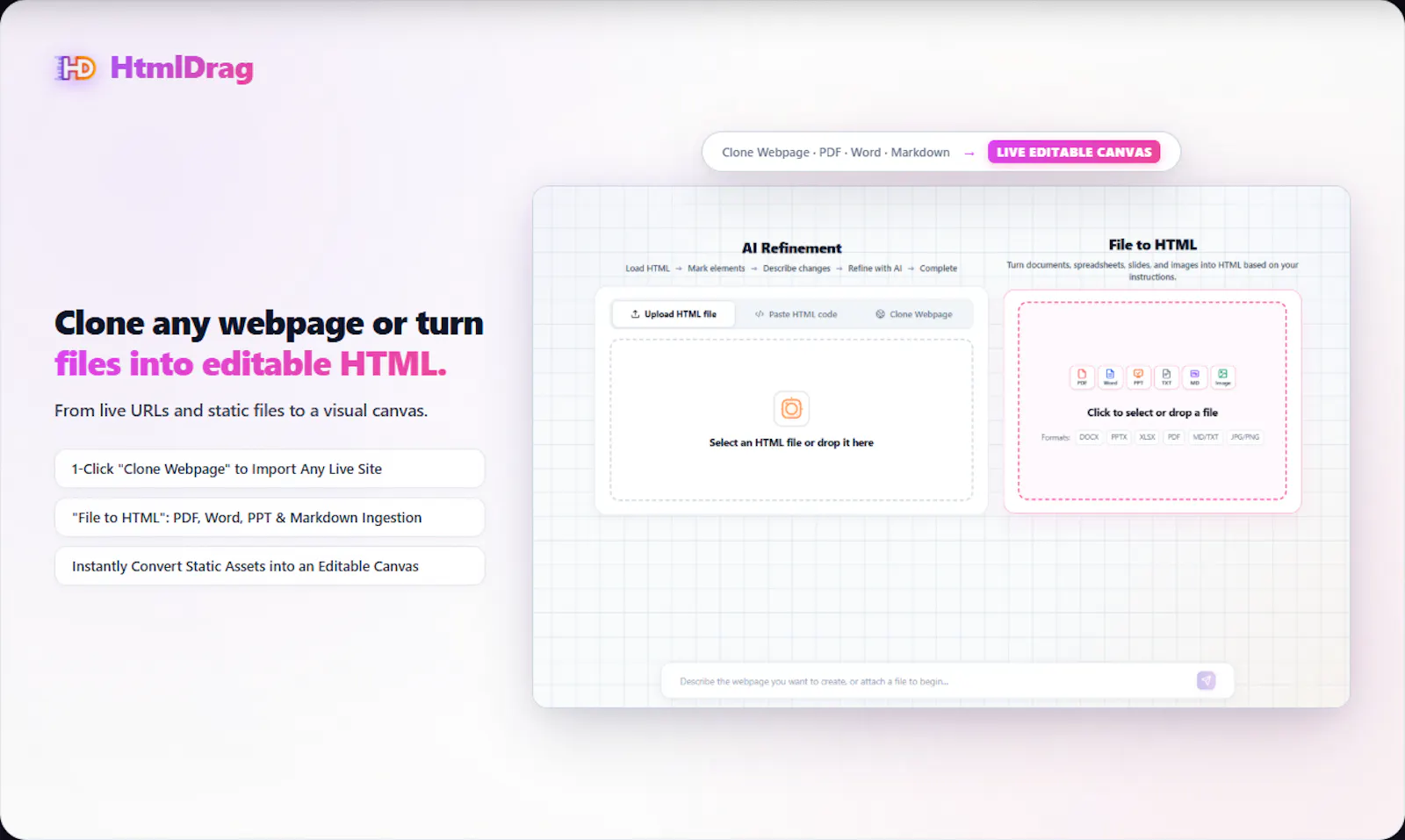 HtmlDrag screenshot 3