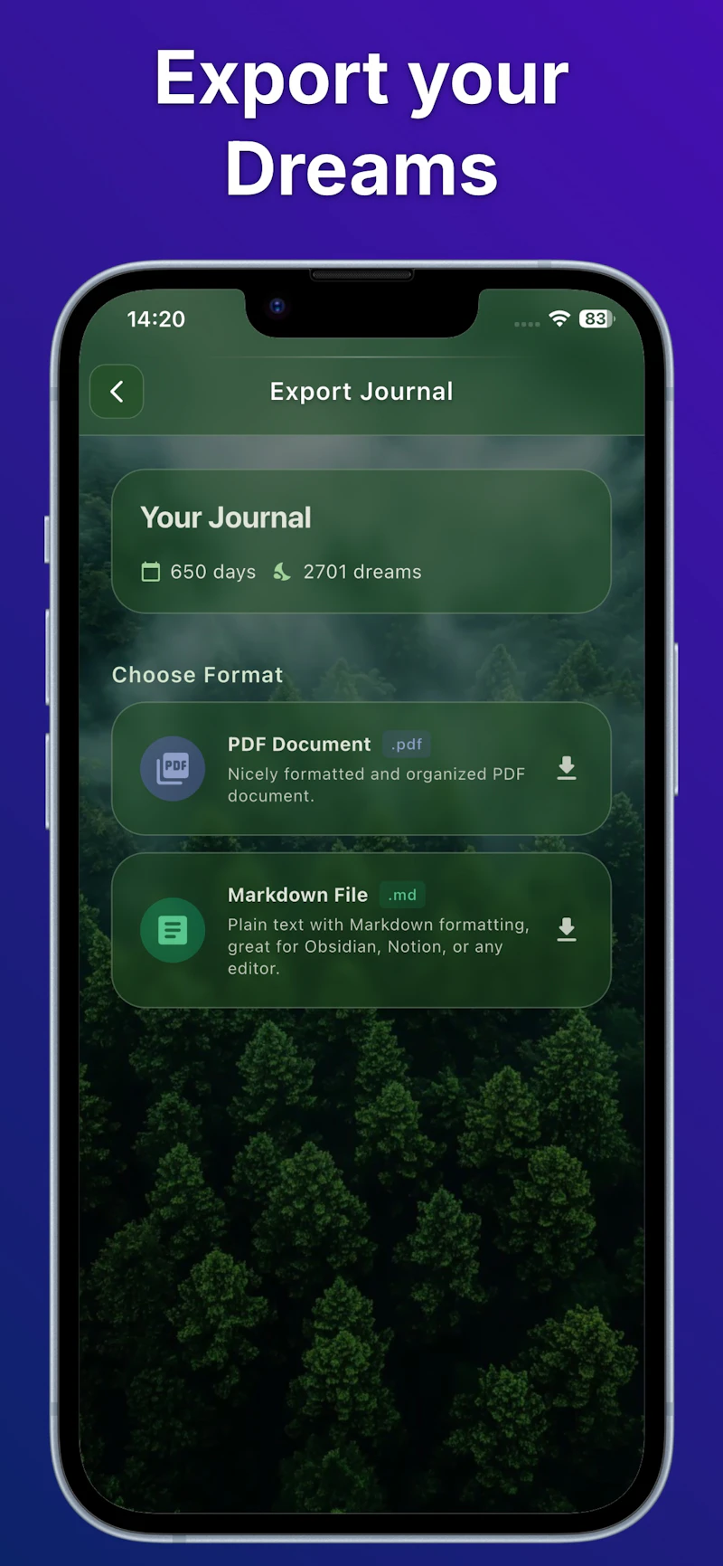Nyxly: Private Dream Journal screenshot 7