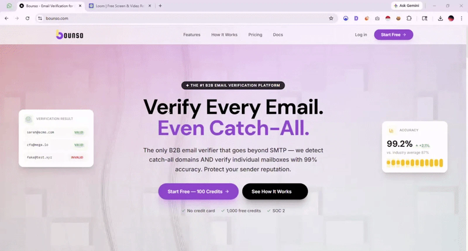 Bounso screenshot 1 (video preview)