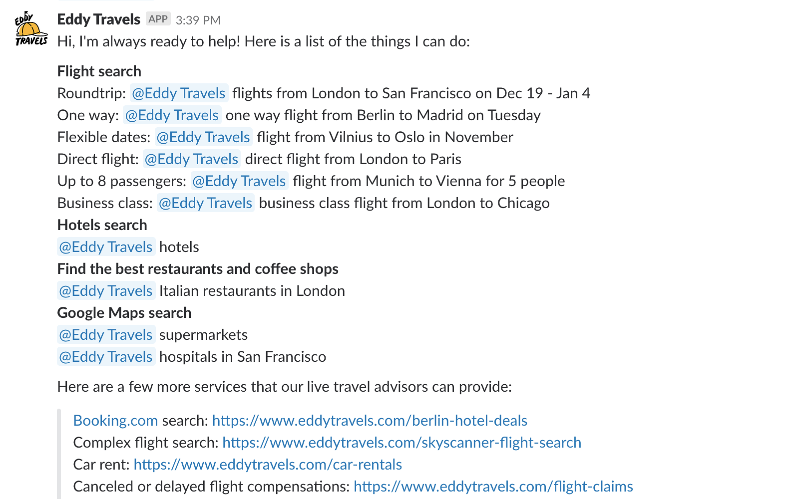 Eddy Travels for Slack gallery image