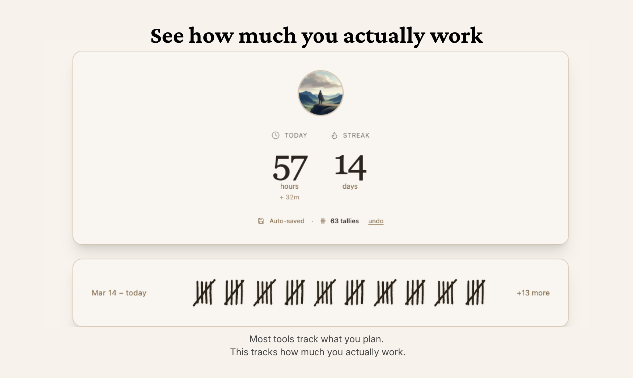 Deep Work Tally gallery image