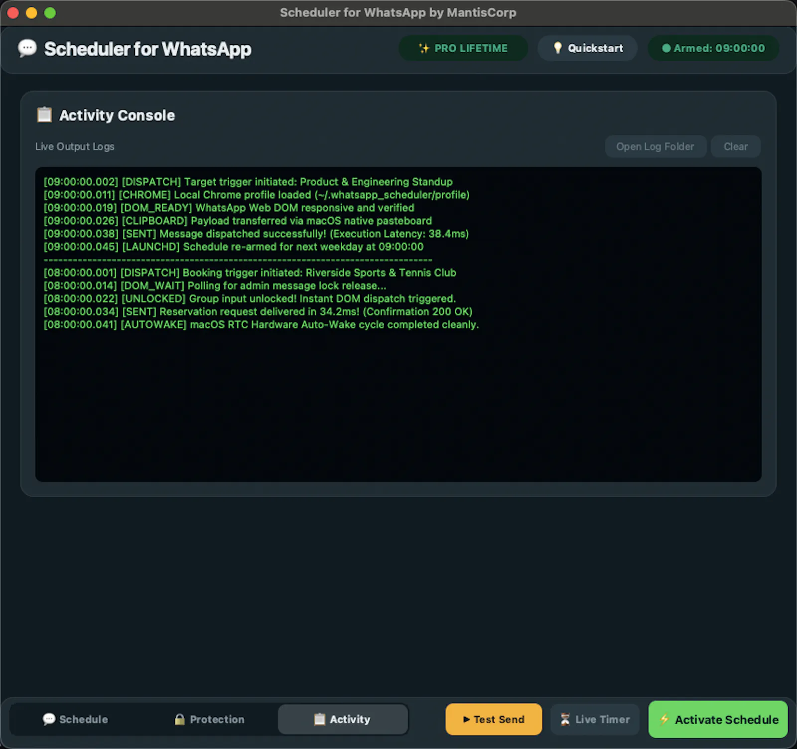 Scheduler for WhatsApp screenshot 5