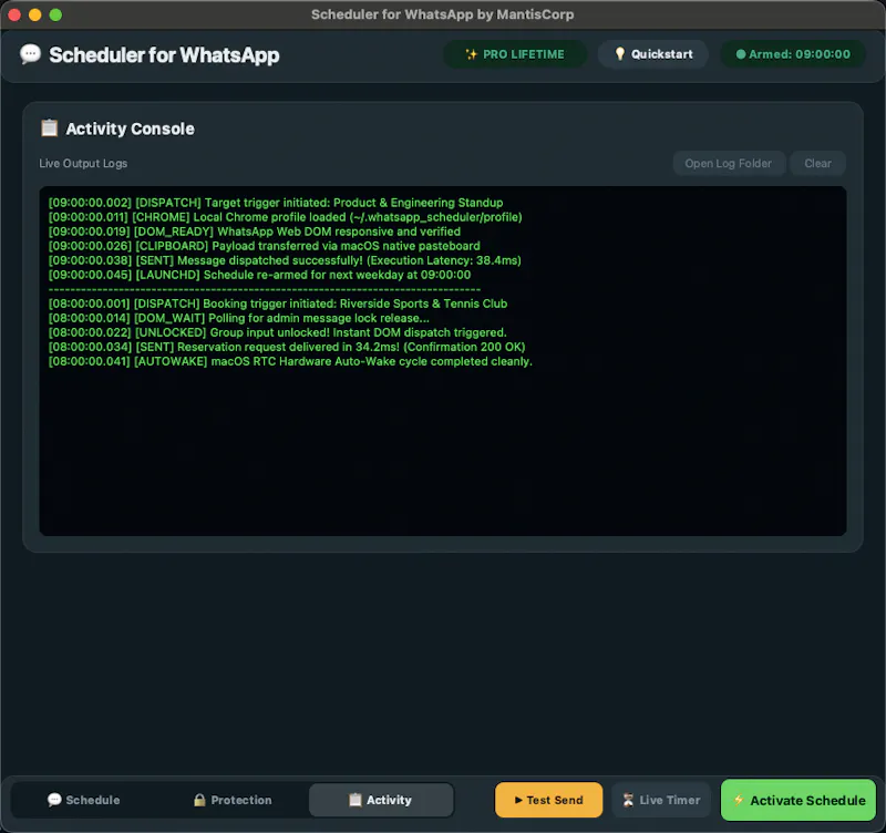 Scheduler for WhatsApp screenshot 5