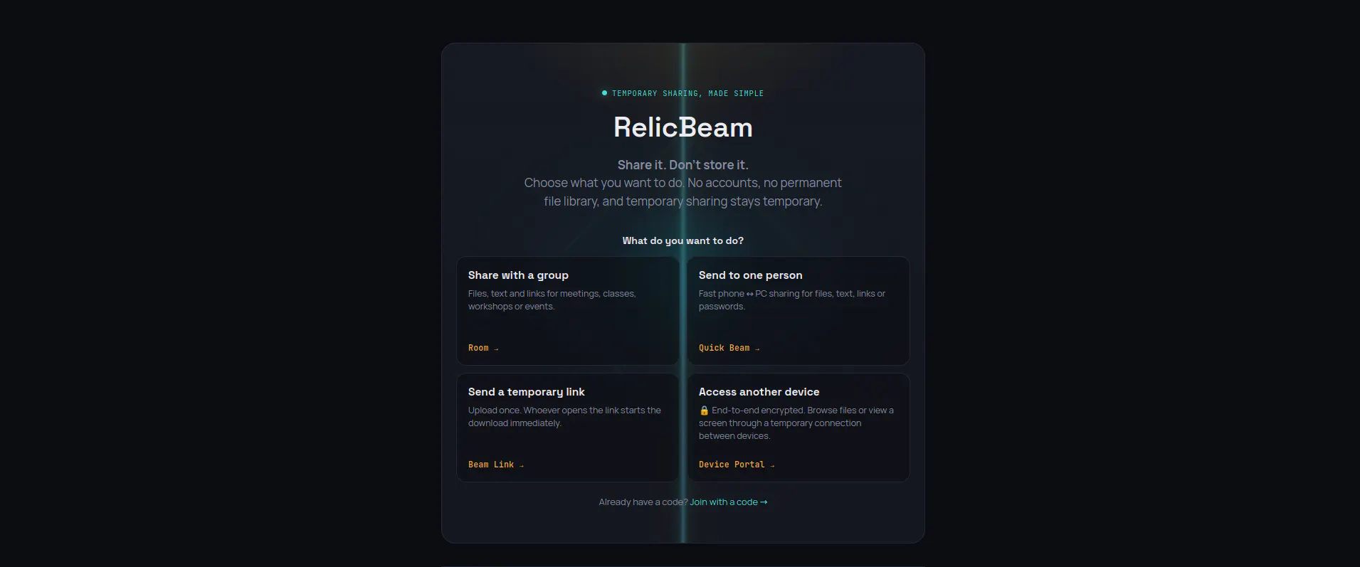 RelicBeam gallery image