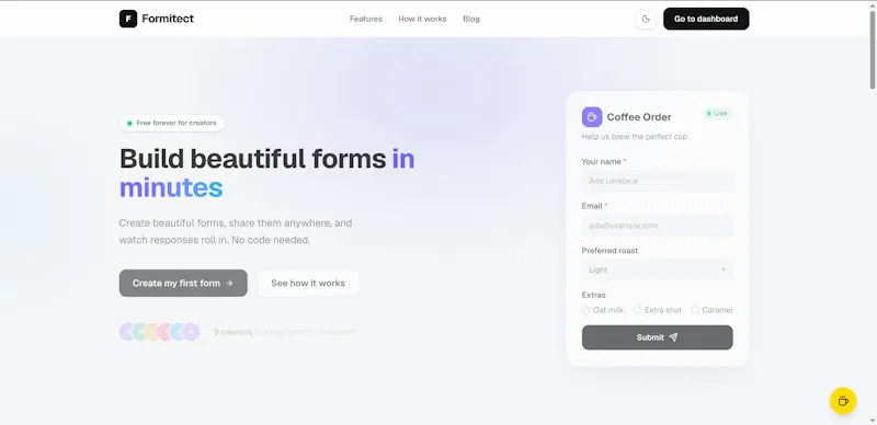 Formitect screenshot 2