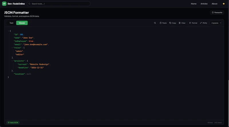 Better JSON Formatter screenshot 3