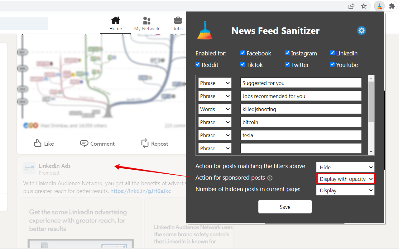 News Feed Sanitizer gallery image