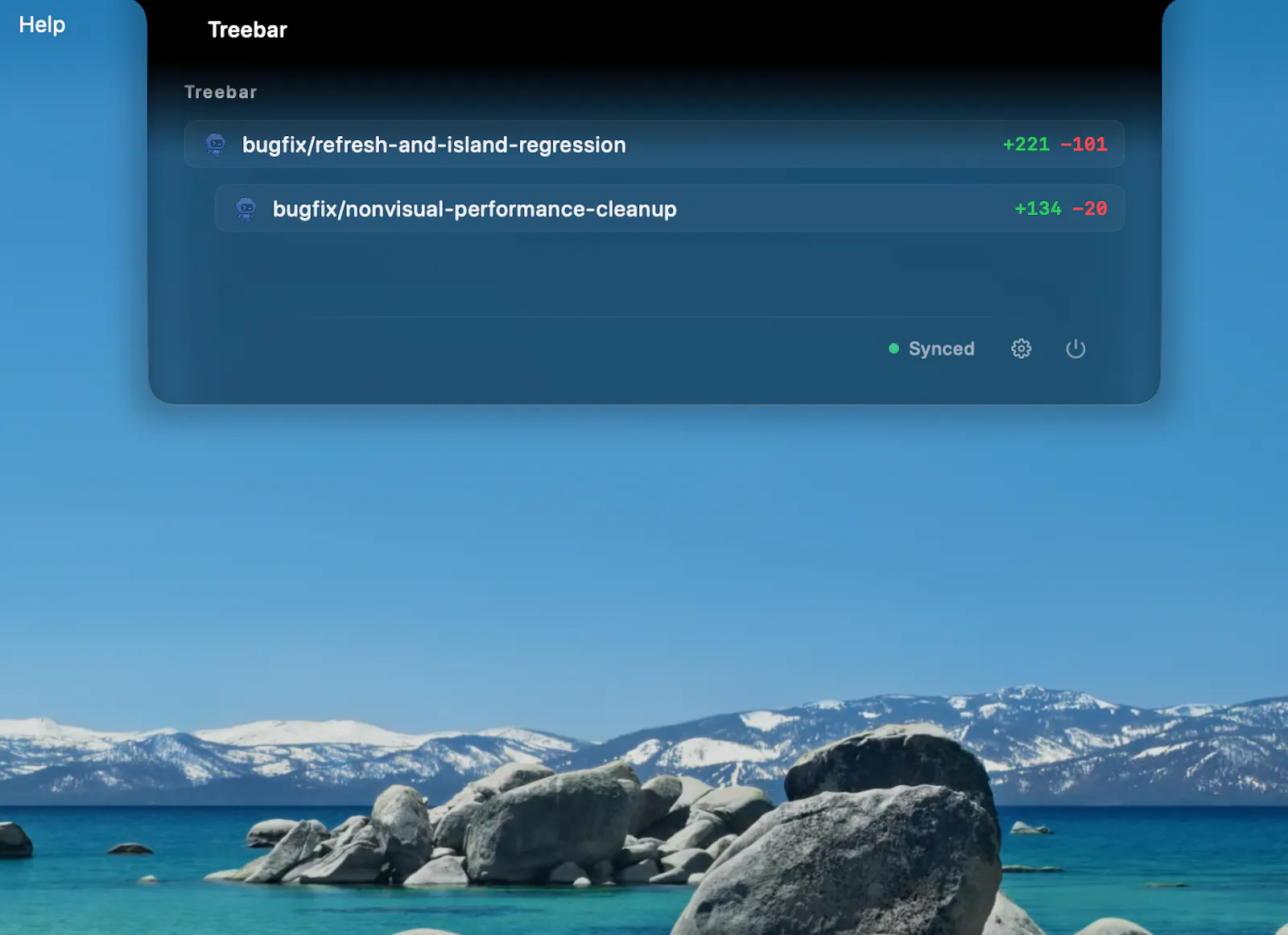 Treebar screenshot 3