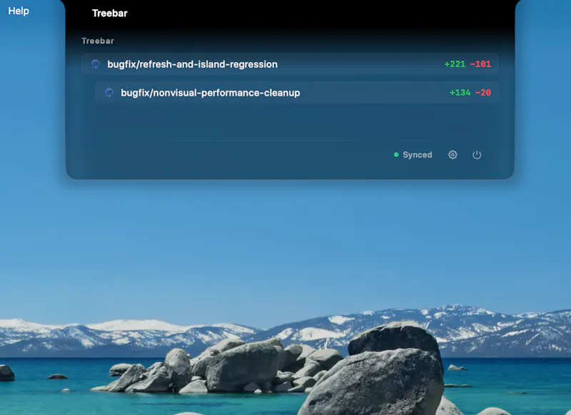 Treebar screenshot 3