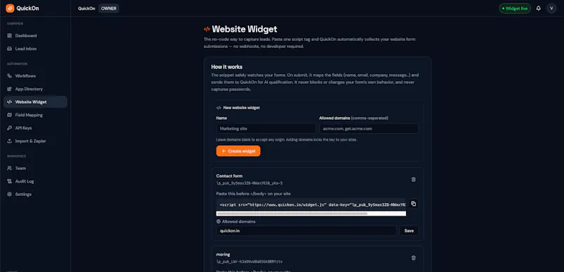 QuickOn screenshot 4