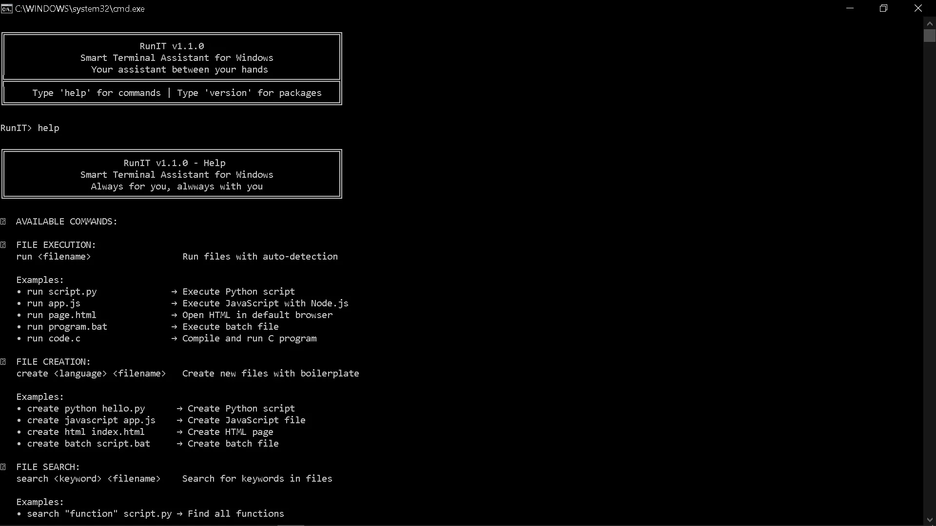RunIT CLI Tool gallery image