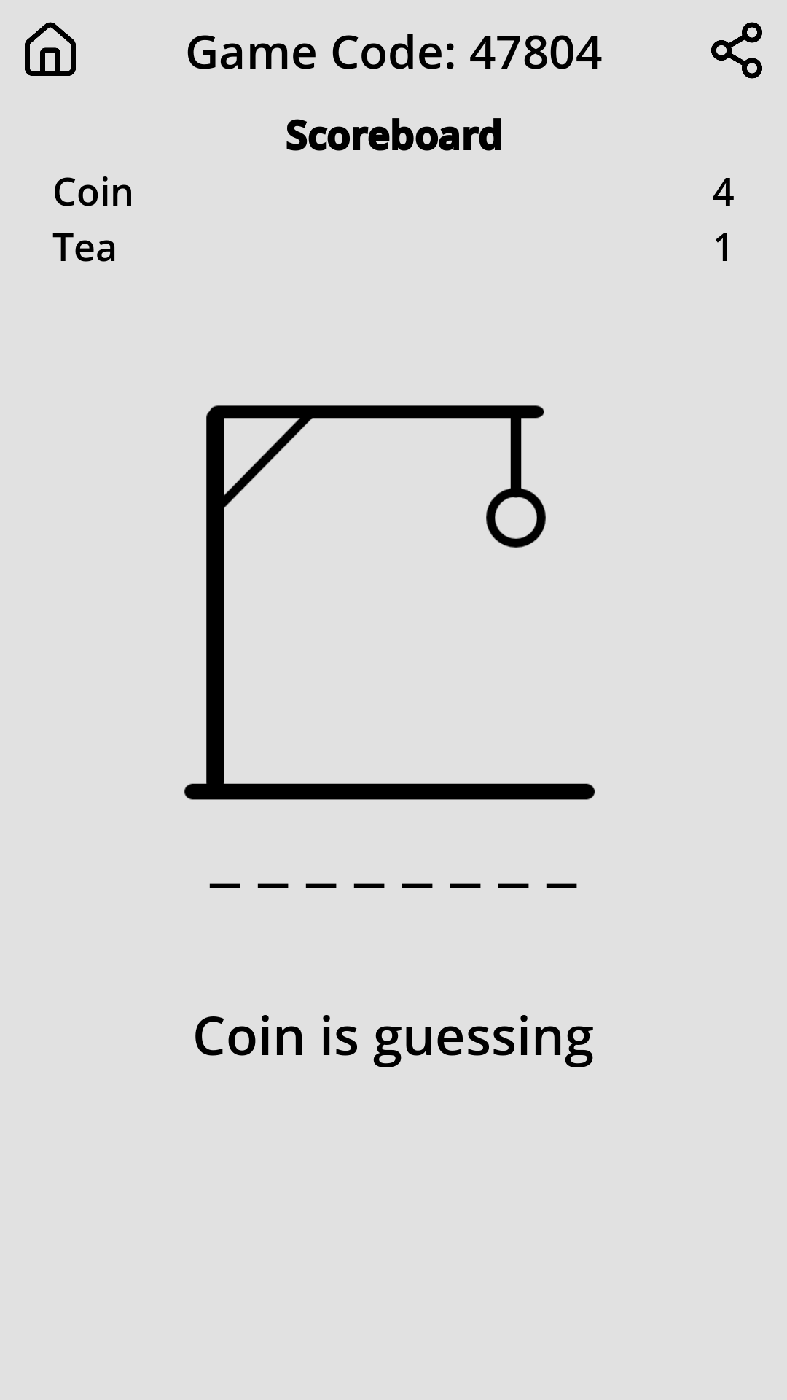 Multiplayer Hangman 2 - Screenshot 4 showing product features and functionality