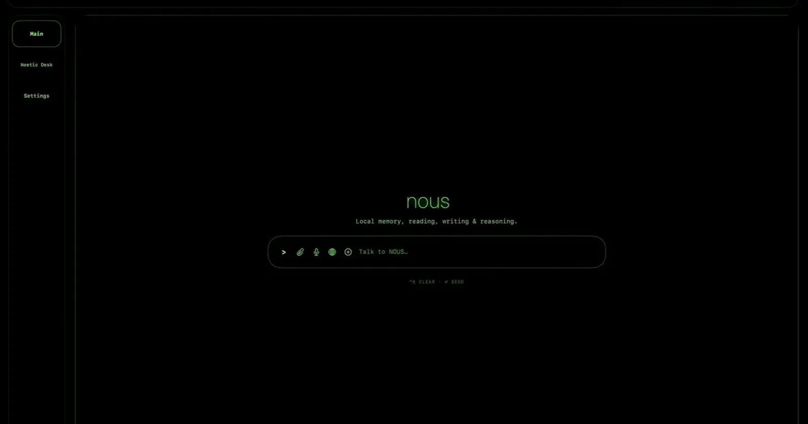 NOUS screenshot 2