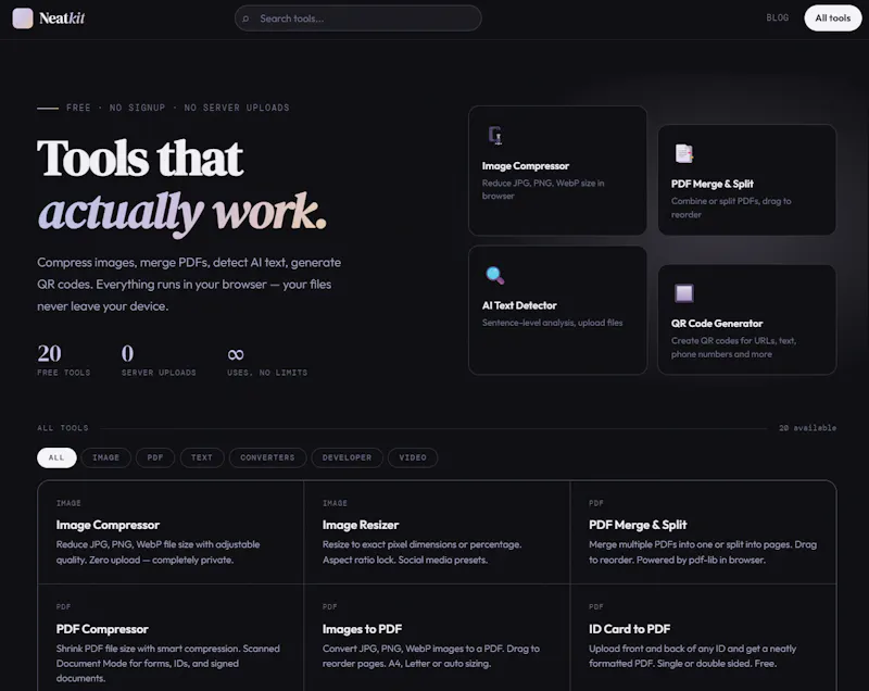 NeatKit screenshot 1
