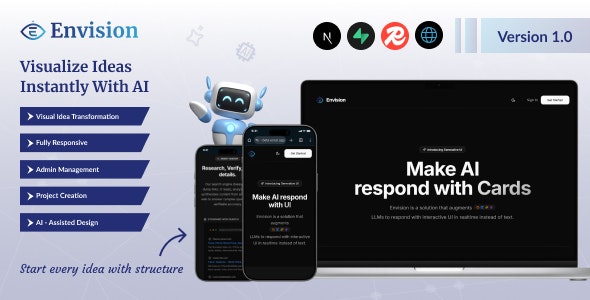 Envision AI - Main product screenshot demonstrating key features and user interface