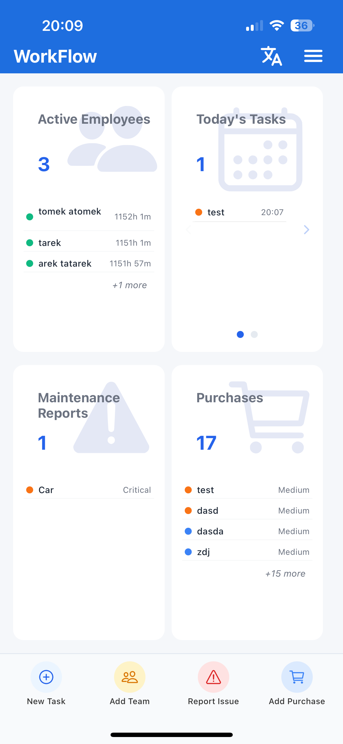 WorkFlow - Working Hours gallery image