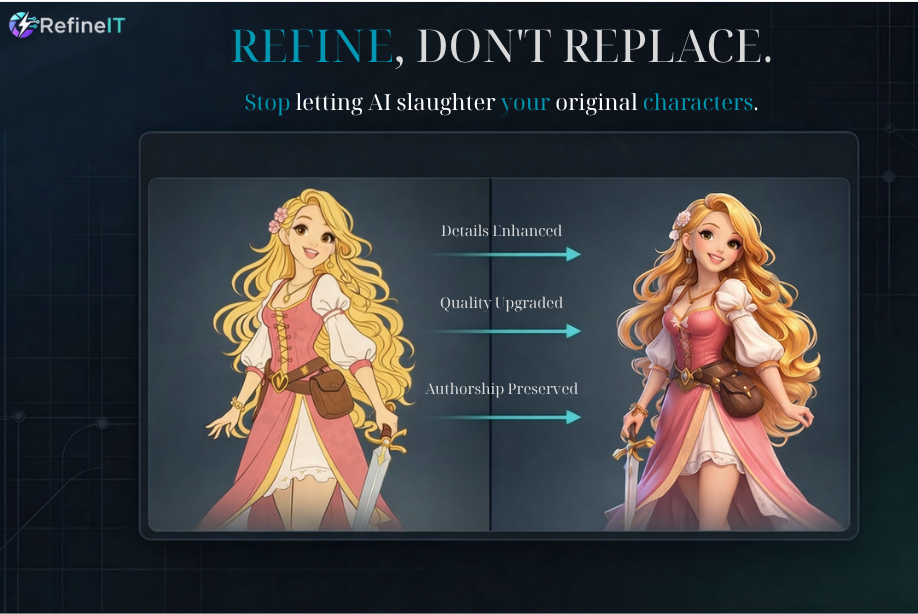 RefineIT | Ai Consistency Studio gallery image