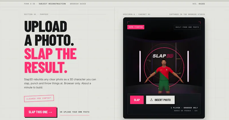 Slap3D screenshot 2