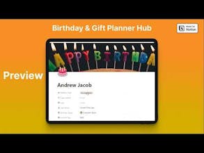 Birthday & Gift Planner Hub gallery image