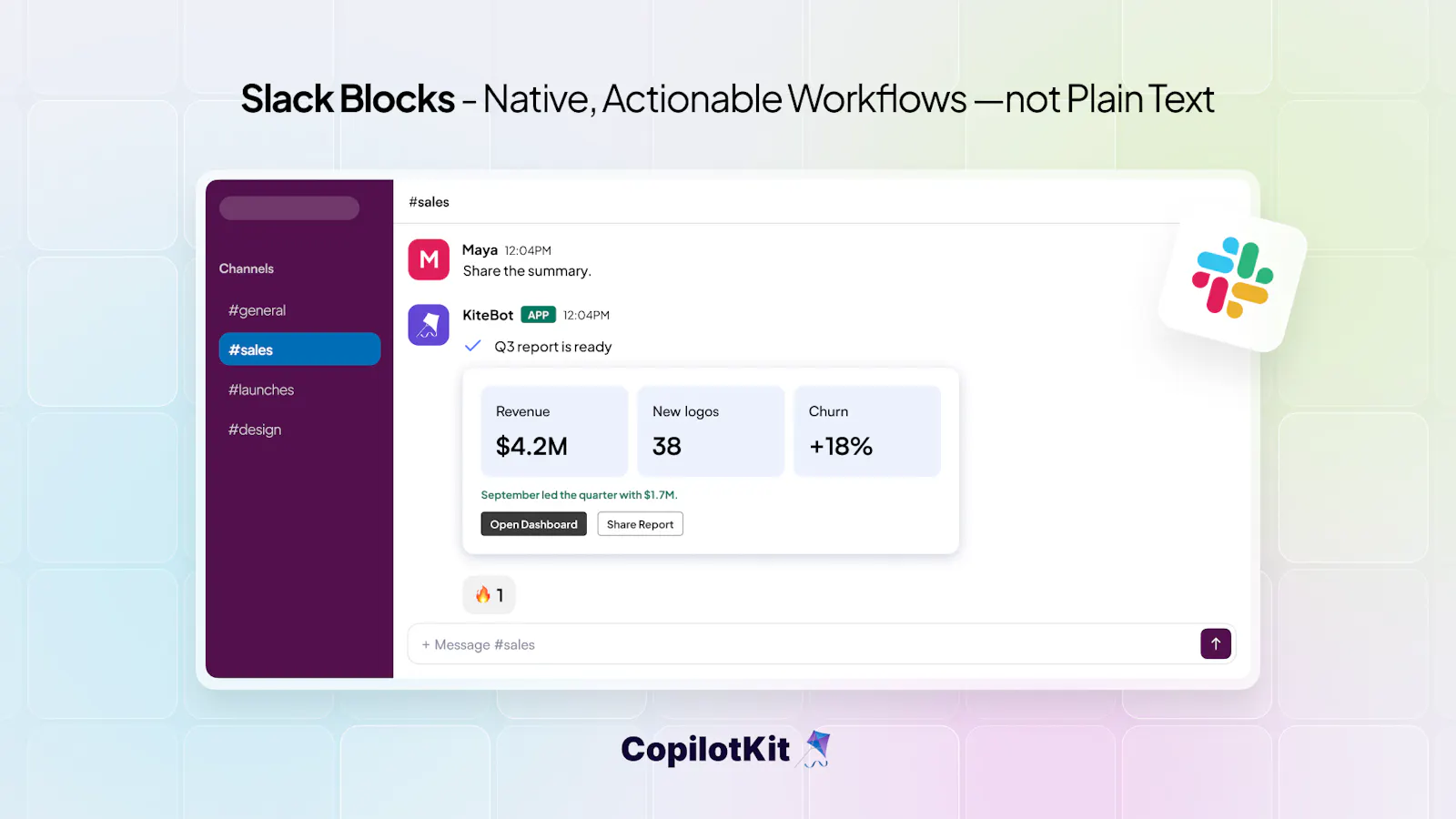 CopilotKit Channels SDK screenshot 5